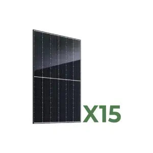Comprare 15 Pannelli solari fotovoltaici bifacciali 520W (7800W) monocristallino JA Solar in offerta