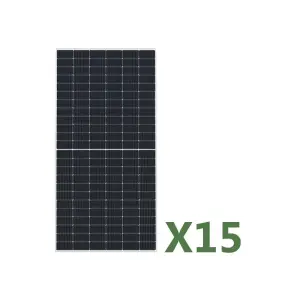 Acquista 15 pannelli solari fotovoltaici bifacciali 585W (8775W) monocristallino semicelle EGING PV vendita