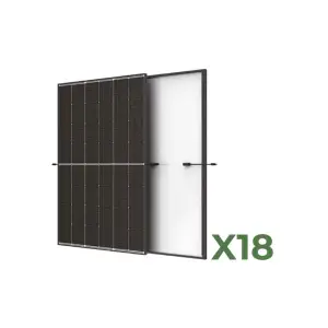 Acquista 18 pannelli solari fotovoltaici 450W (8100W) monocristallino TRINASOLAR Vertex S+ N-type TOPCon Doppio Vetro cornice nera