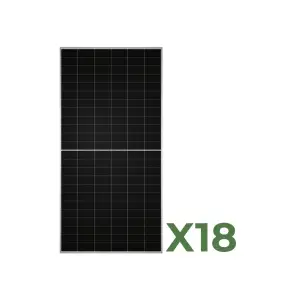 Comprare 18 pannelli solari fotovoltaici bifacciali 590W (10620W) monocristallino TW Solar semicelle in offerta