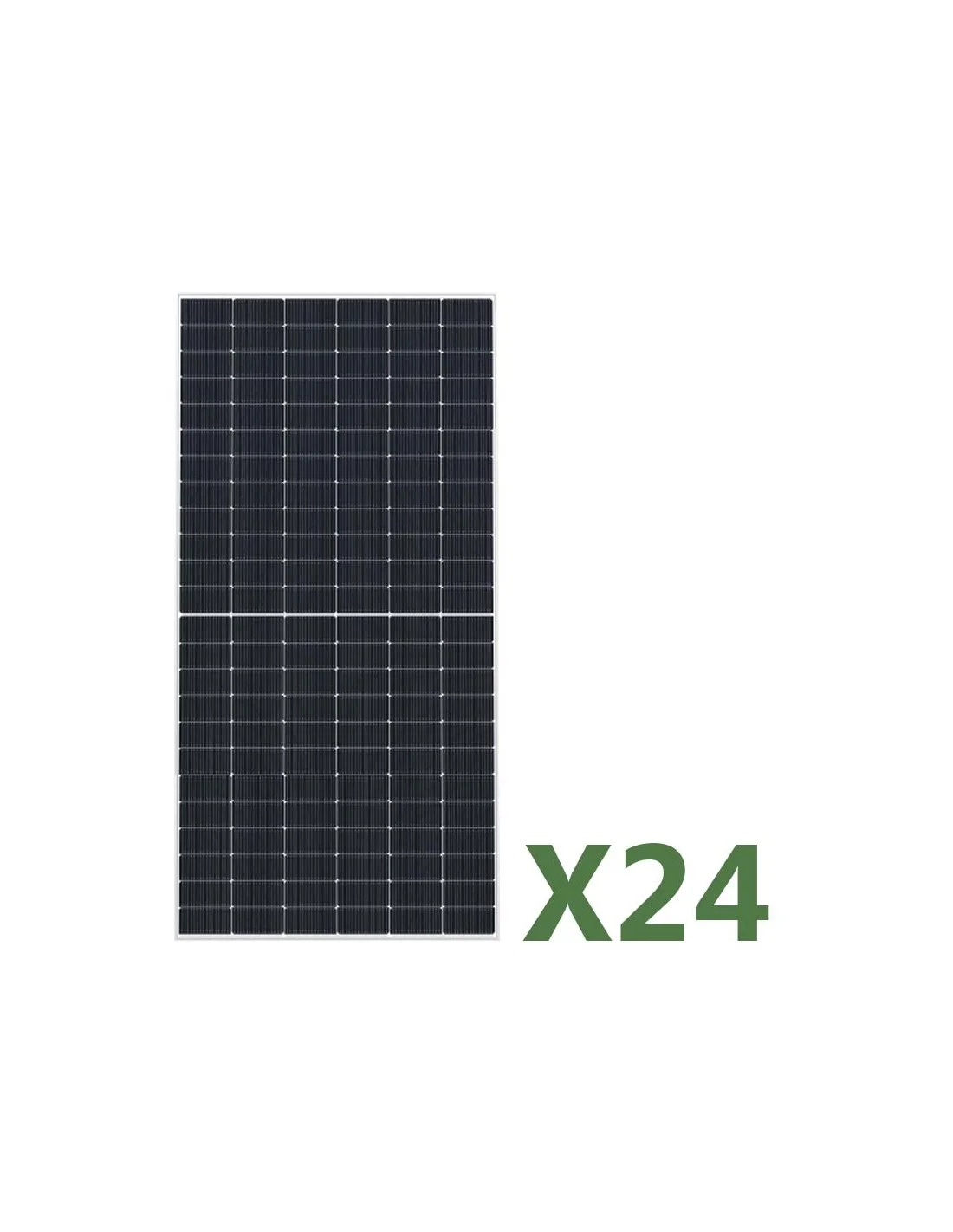 Acquista 24 pannelli solari fotovoltaici bifacciali 585W (14040W) monocristallino semicelle EGING PV vendita