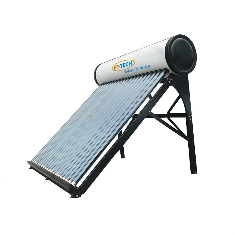 Comprare Pannello Solare Termico Acqua Calda Sanitaria Acciaio Inox 100 Litri Tubi Sottovuoto Circolazione Naturale