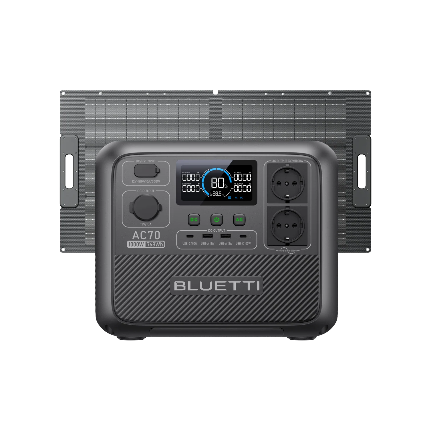 Acquistare BLUETTI AC70 Generatore Elettrico Portatile Batteria LiFePO4 768Wh 1000W in offerta